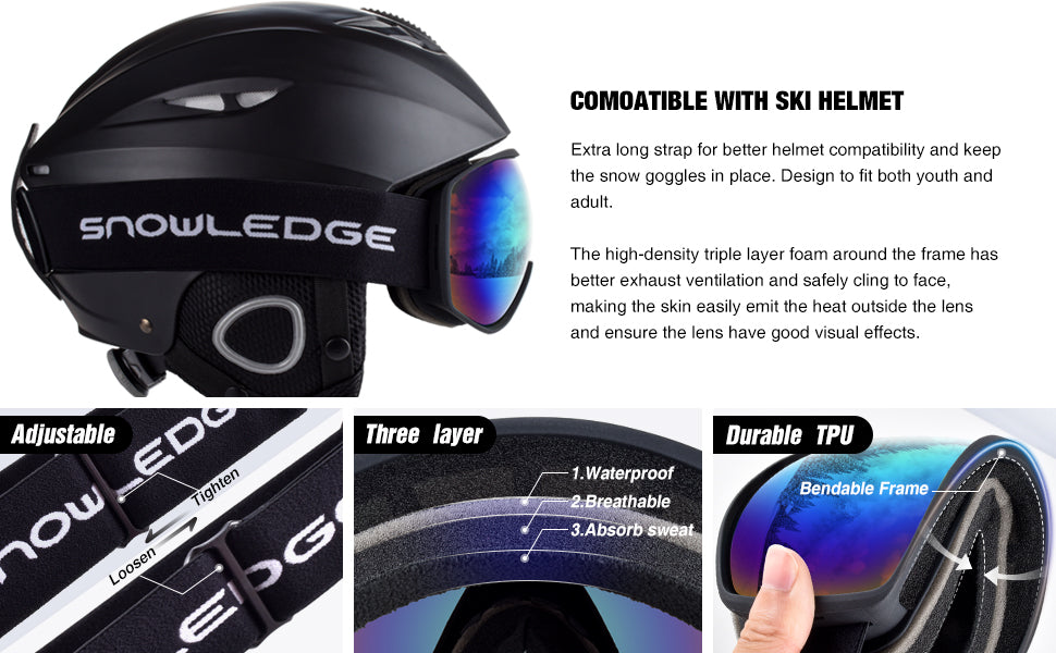 ski goggles adjustable