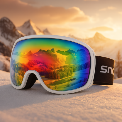 Snowledge Premium Ski Goggles, See Every Line Confidently