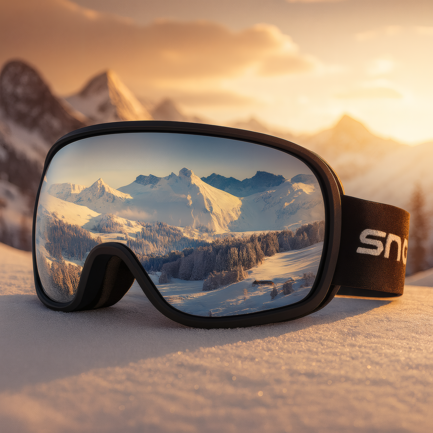 Snowledge Premium Ski Goggles, See Every Line Confidently