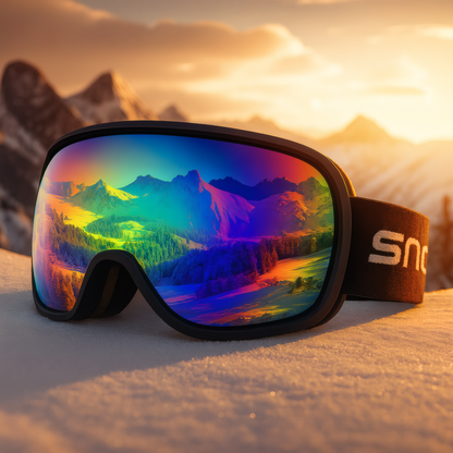 Snowledge Premium Ski Goggles, See Every Line Confidently